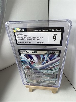 Pokemon TCG Lugia EX #17/34 CLV CGC 9 Ultra Rare Holo Venusaur