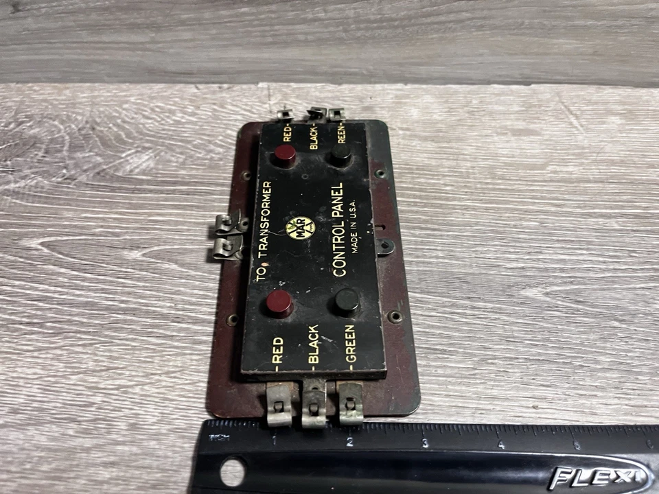 Marx Electric Switch Control Panel For Two Switches O-O27 Gauge Untested Vintage - Image 4 of 4
