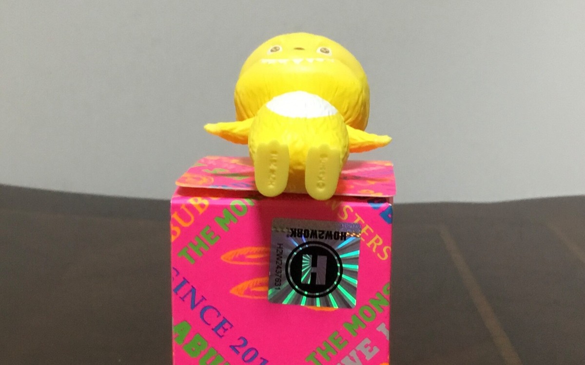 HOW2WORK x Kasing Lung The Little Monsters 2 Yellow Labubu