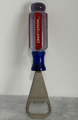 Sears Craftsman Nos Bottle Opener Screwdriver Style Red Blue CMHT65086