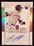 2015 National Treasures Collegiate Jake Lamb Auto /25 NM-MINT (dented on back)