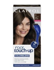 Clairol Root Touch-Up Permanent Hair Color - 4 Dark Brown - 1 kit
