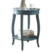 Bowery Hill End Table in Teal