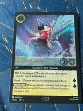 2024 D23 Mickey Mouse Sorcerer Lorcana Exclusive Promo Disney