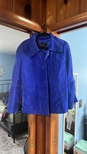 Jerry Lewis Classic Leather Jacket Blue