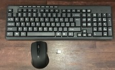 TALK WORKS Wireless Mouse and Keyboard Combo - Includes Bluetooth USB Insert Plu