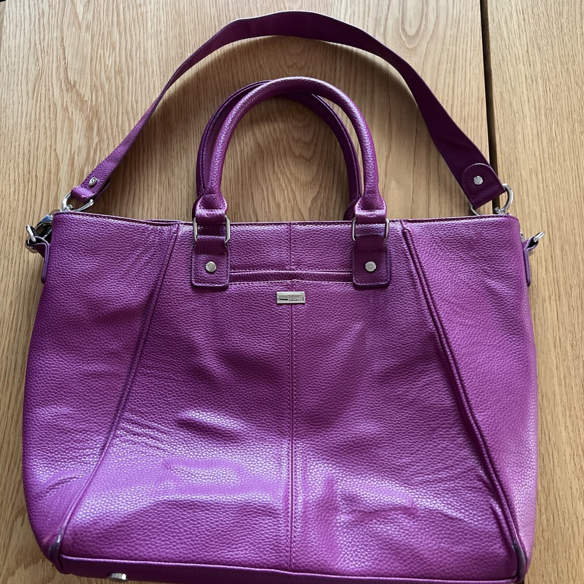 Jewell by Thirty-One Purple Purse Crossbody Shoulder Bag Pink Magenta