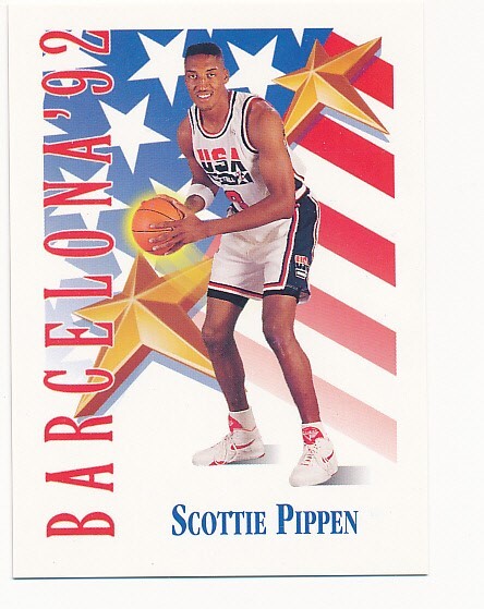 SCOTTIE PIPPEN 1992 SKYBOX BARCELONA 92 #537 USA BASKETBALL