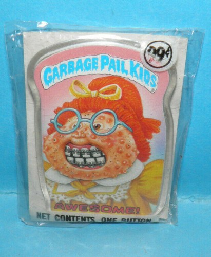 1986 Topps Garbage Pail Kids AWESOME! Button Badge Pin Pinback x1 | eBay