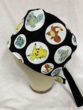 Men/Women Surgical Scrub Cap Lined Comic 100 Cotton