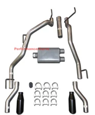 Catback Performance Dual Exhaust Rear 2 Chamber Muffler Fits 09-24 Dodge Ram