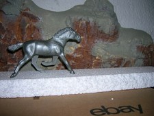 TIMMEE TOY 1948-57 70MM LARGE RUNNING HORSE SERIES ONE SILVER