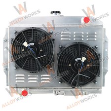 4 Row Radiator Shroud Fanrelay For 1963-74 1971 Amc Javelin Amx Rambler V8 Gas 4 Row Radiator Shroud Fanrelay For 1963-74 1971 Amc Javelin Amx Rambler V8 Gas