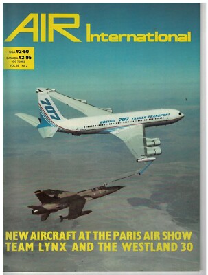 Aug 1983  Issue of Air International Magazine Paris Air Show