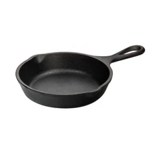Lodge L5MS Pre Seasoned Cast Iron Mini Individual Size Cooking Skillet 5 in