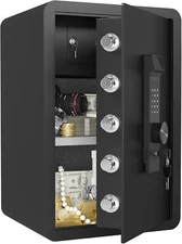 4.0/3.0 Cu.Ft. High Security Large Safe Box w/Fireproof Bag Electronic Password