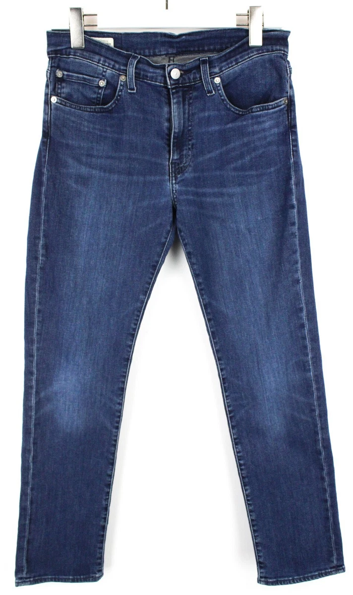 Levi s 511 Premium Big E Jeans Uomo W31 L30 Stretch Baffi Sbiadito