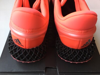 Adidas 4D Run 1.0 Shoes Mens 11 Neon Orange Running Athletic Sneakers FV6956 Adidas Unisex 4D Run 1.0 Shoes - Signal Pink / Core Black  main image 4