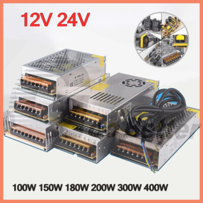 DC 5V 12V 24V LED Trafo Netzteil Schaltnetzteil Adapter Power Supply LED Strip