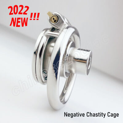 New Sissy Small Short Male Chastity Device Cage Lock Sexy Slave Trainer