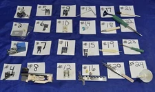 SINGER QUANTUM XL-100 EMBROIDERY SEWING MACHINE ORIGINAL USED ACCESSORIES/FEET