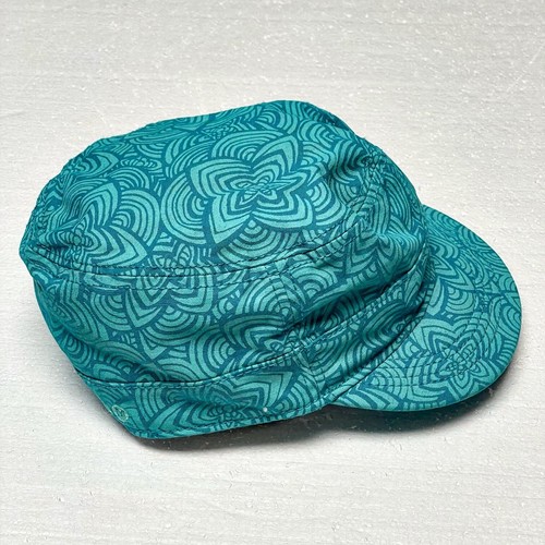 Merrell Cap Hat Women's Blue Pattern Army Style Hiking Outdoors - Picture 4 of 8
