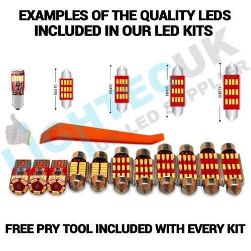 PREMIUM for VW TIGUAN 2008-2016 INTERIOR UPGRADE LED LIGHT BULB KIT - Picture 2 of 4