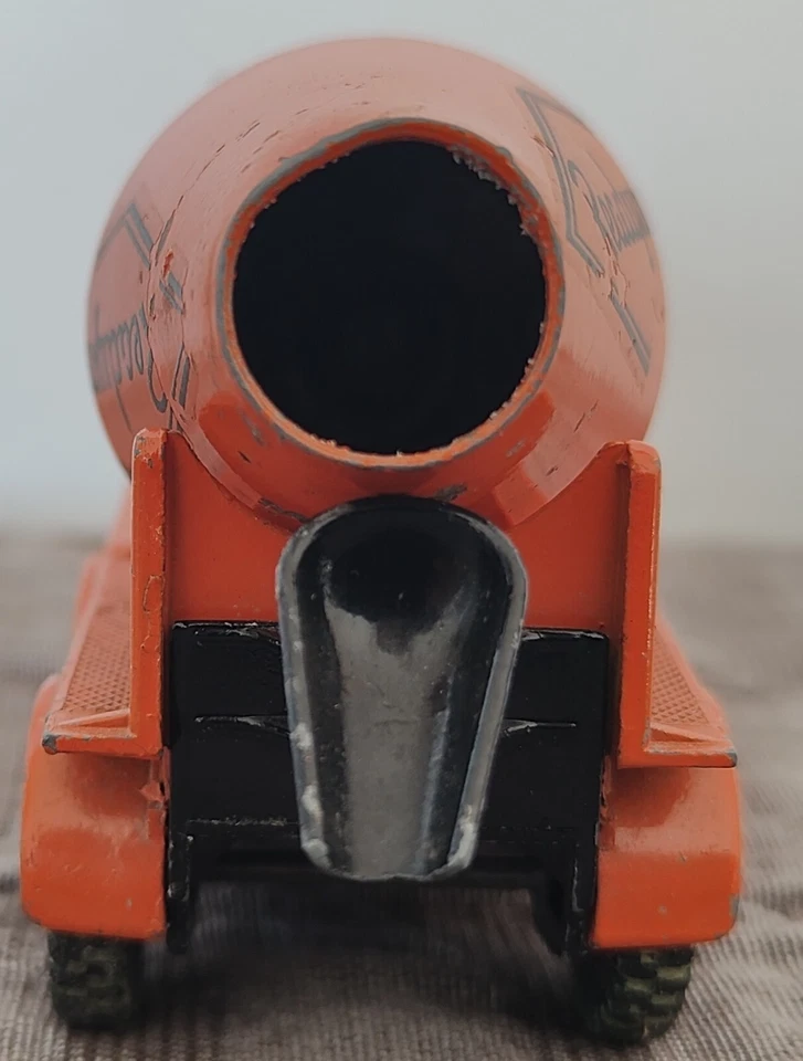  Matchbox BETONIERA KING SIZE 13 READY MIX CONCRETE TRUCK   mebetoys vintage - Immagine 4 di 4