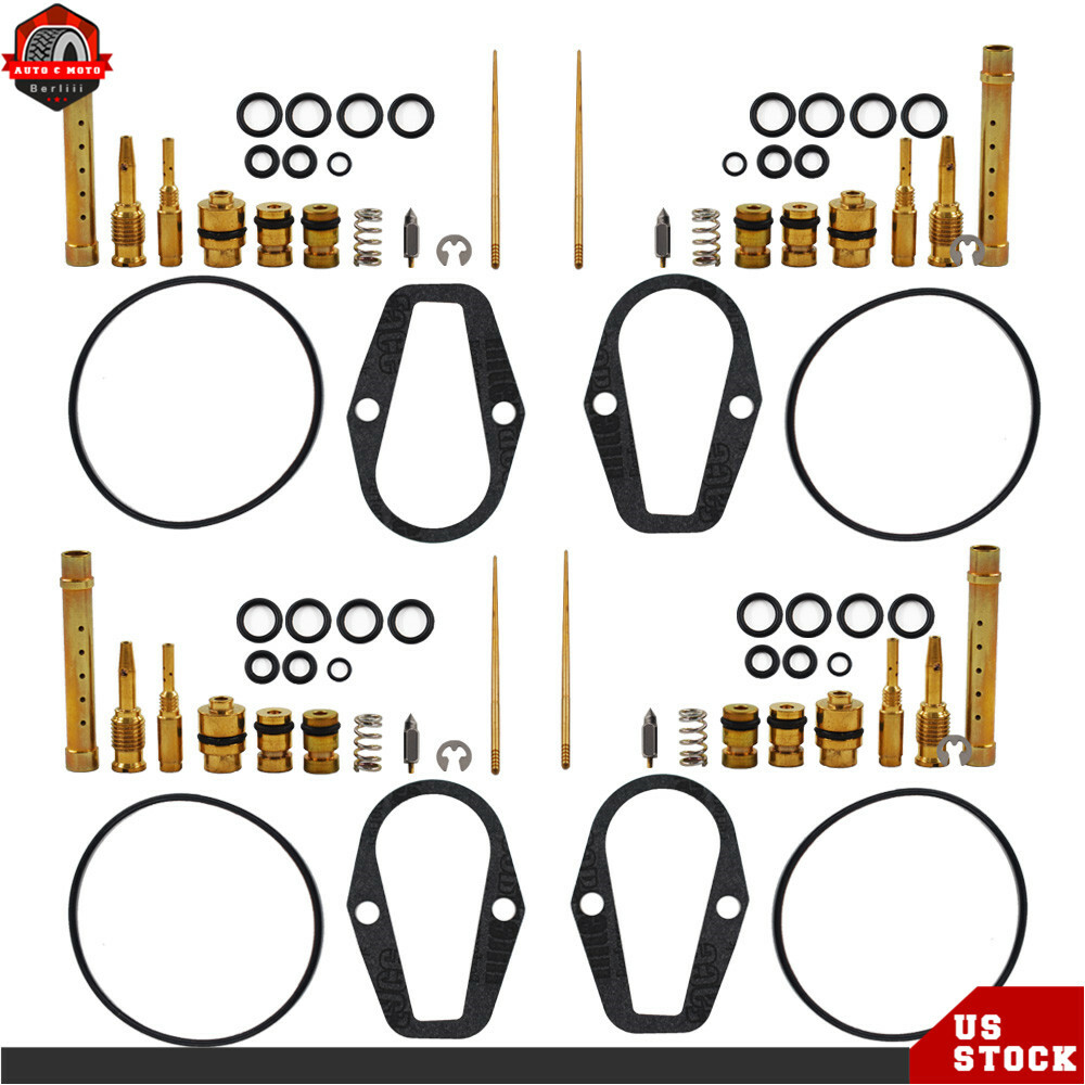 4 × CB550 Carburetor 1974-1976 Carb Rebuild Repair Kit for Honda CB550F ...