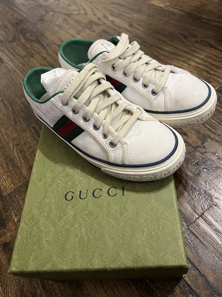 Gucci Tennis 1977 Low White Mini GG Women's | eBay Gucci Tennis 1977 Low White Mini GG Women's | eBay