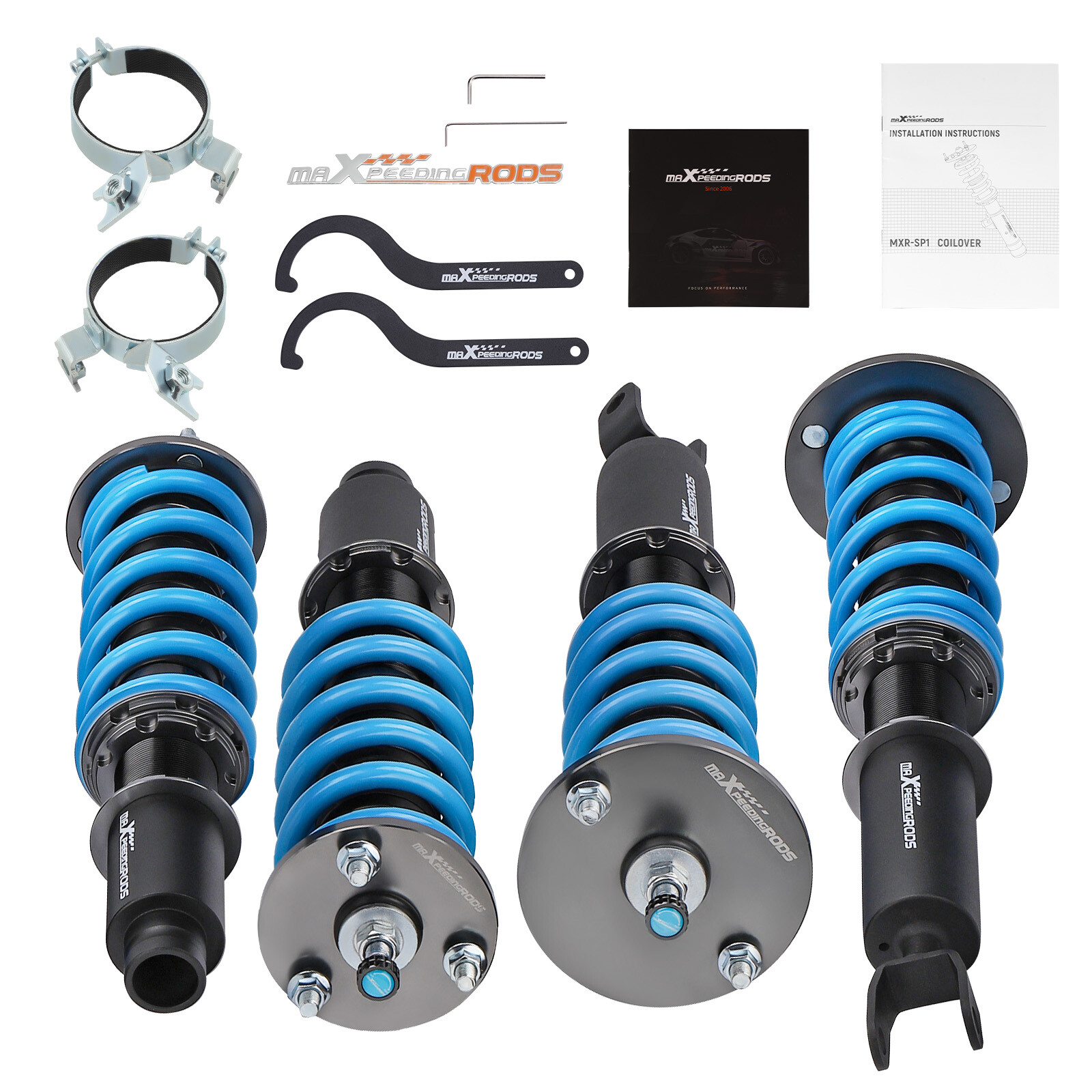 Performance Adjustable Damper Coilover Suspension Kit For Honda Accord Acura CL