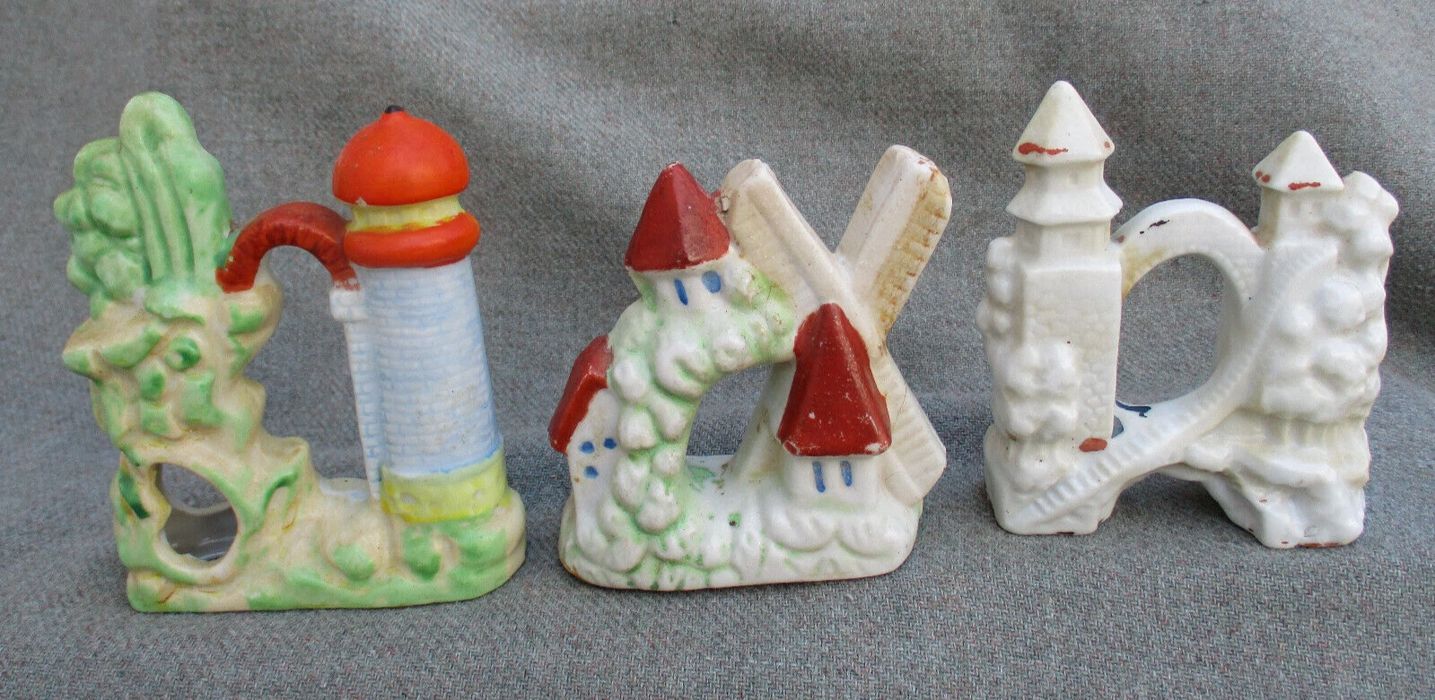 VINTAGE JAPAN CERAMIC FISH BOWL or AQUARIUM DECORATION ACCESSORIES w LIGHTHOUSE
Opens in a new windo
