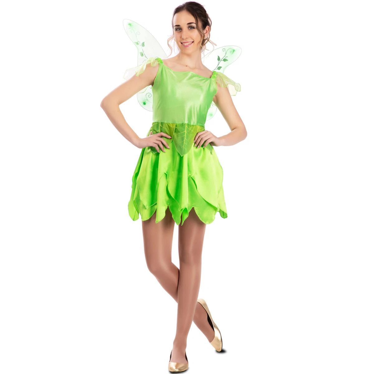 Grünes tinkerbell kleid