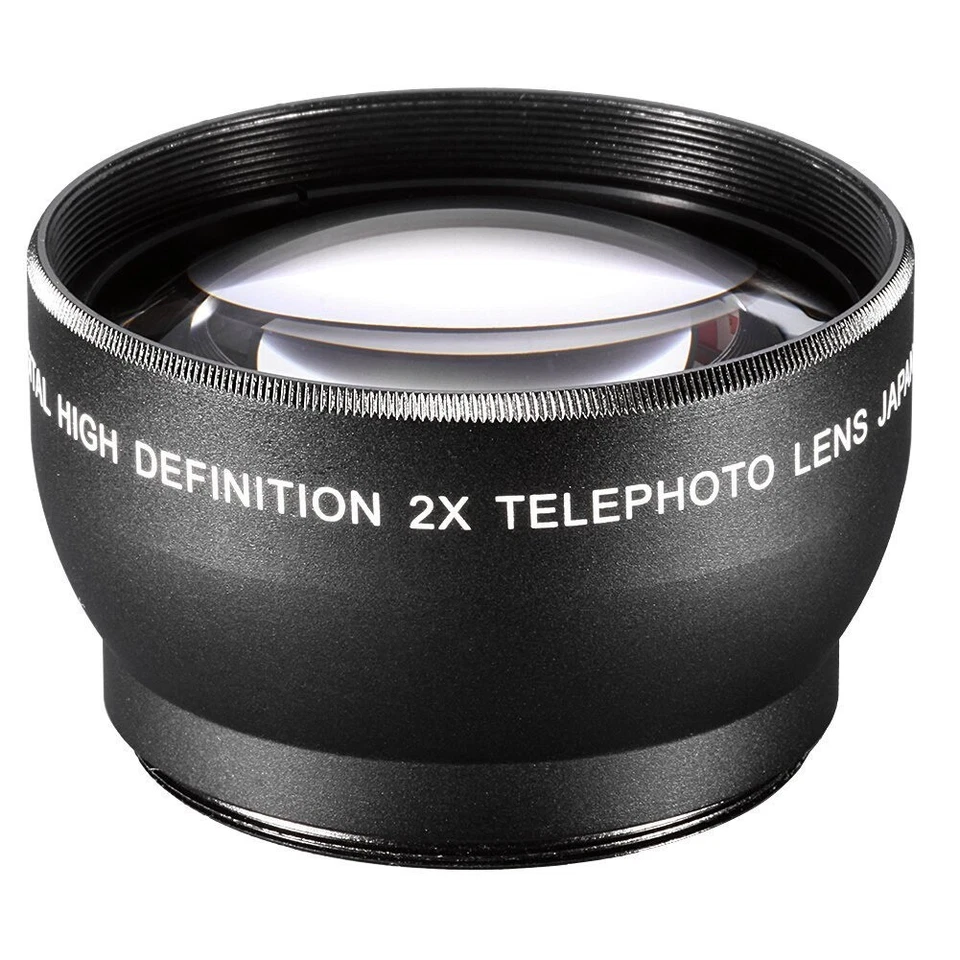 49/52/55/58mm 2X Telephoto Lens Teleconverter Lens for Canon Nikon Sony Pentax  - Image 3 of 4