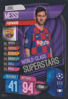Champions League 19 20 2019 2020 WCI12 Lionel Messi World-Class