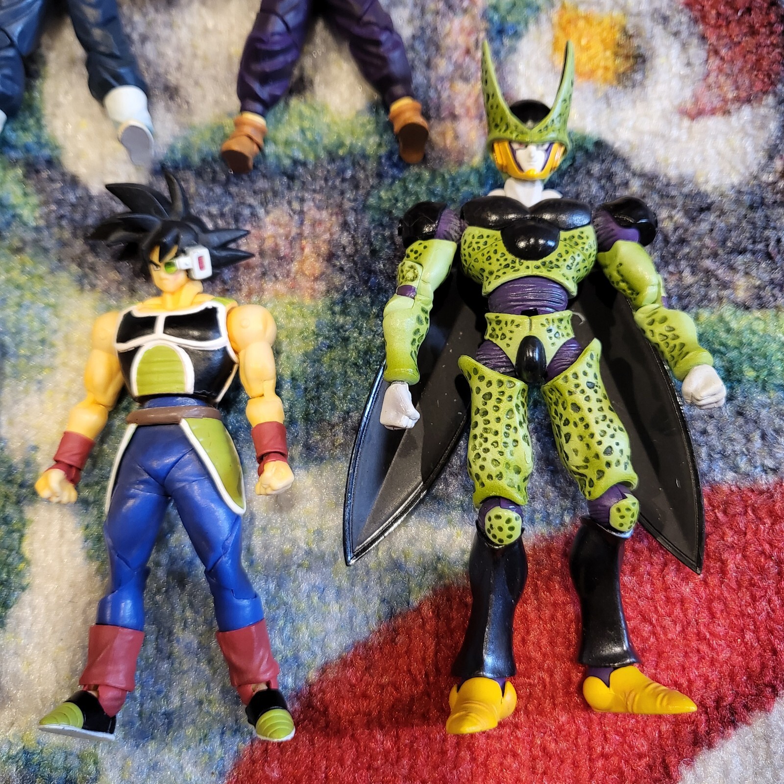 Dragon Ball Z Hybrid Action Figure Lot Bandai 4" 2006 DBZ Cell Vegeta