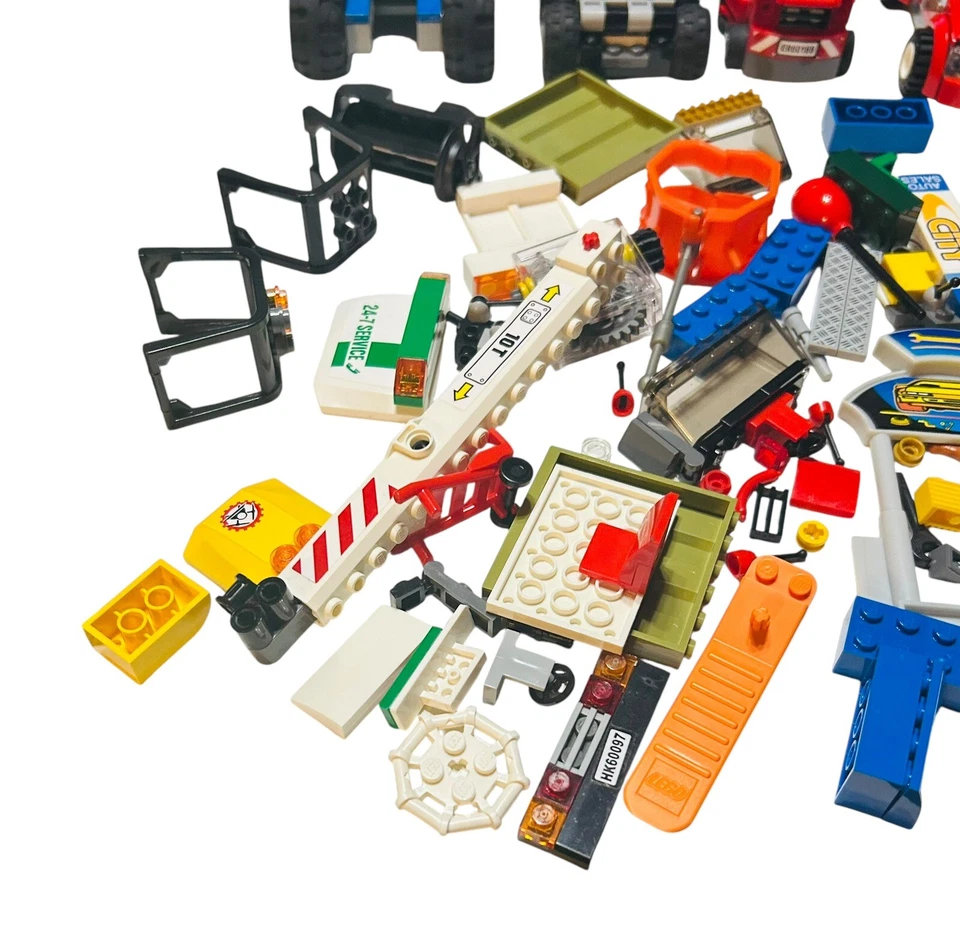 Lego Ladrillo Mezcla Piezas Lote De 4 Coches 5 Figuras 1 Loro Piezas Mixtas Surtidas Foto 2 de 4