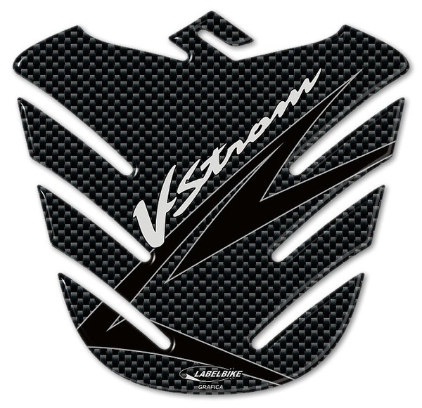3D Kleber Tankpad Aus Harz Carbon Kompatibel FüR Motorrad Suzuki V-Strom-image