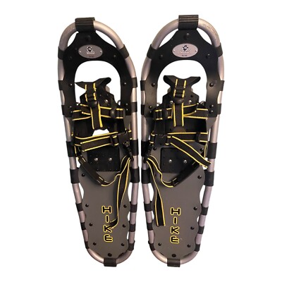   GRAY BLACK YUKON CHARLIE'S 9x30 930 HIKE SNOW SHOES 6000 SERIES NO POLES - N3