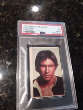 1977 Star Wars Abril Brazil Han Solo #4 PSA 3 (mc) Rarest Star Wars In Galaxy