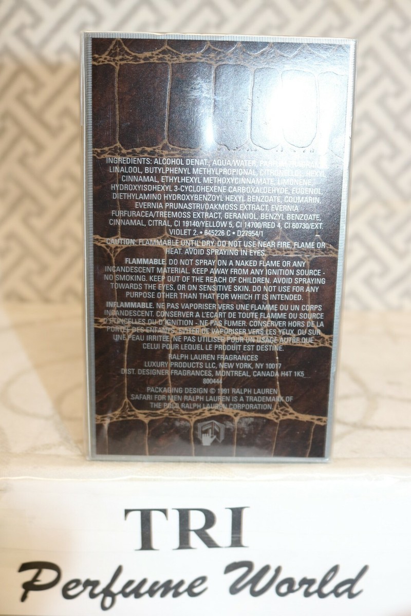 ラルフローレン サファリ Ralph Lauren Safari 1991 SAFARI Ralph Lauren 1991 Eau de Toilette MEN Spray 4.2 oz. Batch