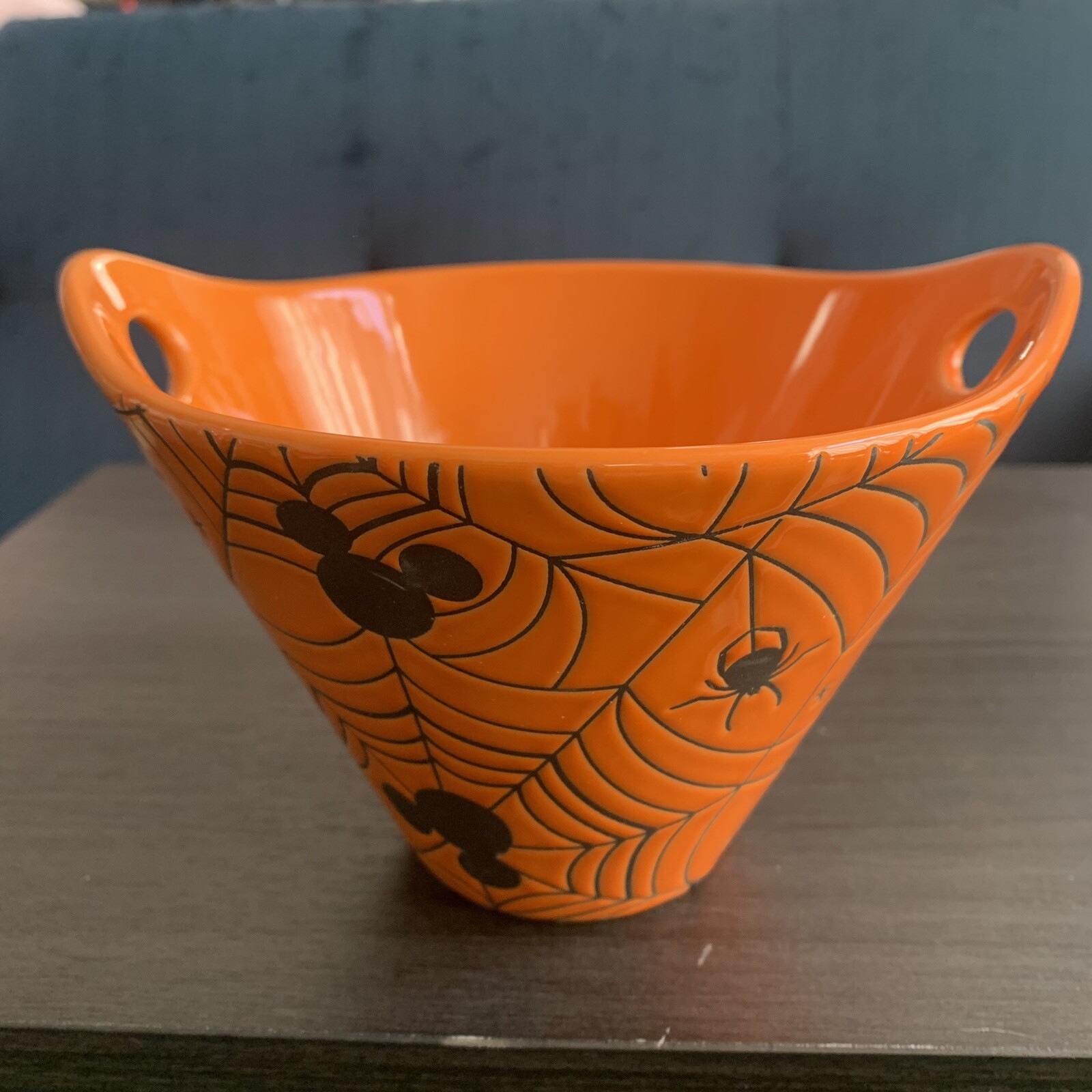 Disney Mickey Mouse Halloween Telaraña Naranja Ramen Fideos Poke Bowl