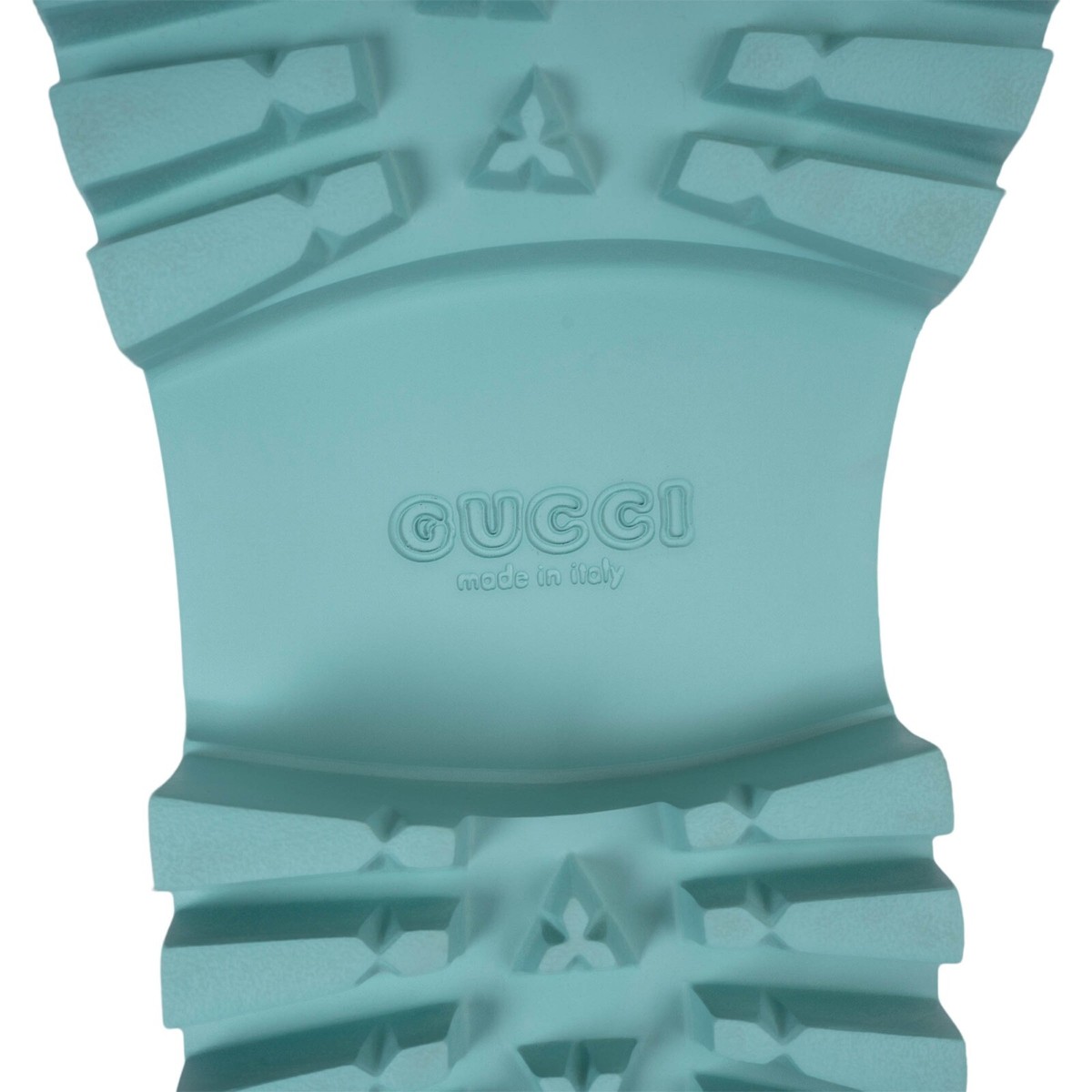 70921 auth GUCCI blue rubber ELEA GG PERFORATED PLATFORM 70921 auth GUCCI blue rubber ELEA GG PERFORATED PLATFORM