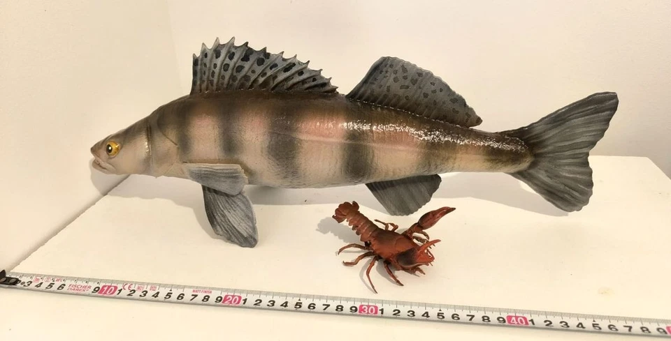 Décoration sandre XXL 47cm - Idéal cadeau pêcheur - Photo 3/3