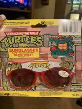 Vtg 1992 TEENAGE MUTANT NINJA TURTLES SUNGLASSES UV Protection NEW In PACKAGE