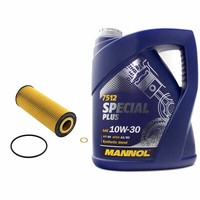 MotoröL ÖLfilter SH421P Set 10W-30 API SN 5 Liter FüR Audi A4 Avant VW Passat