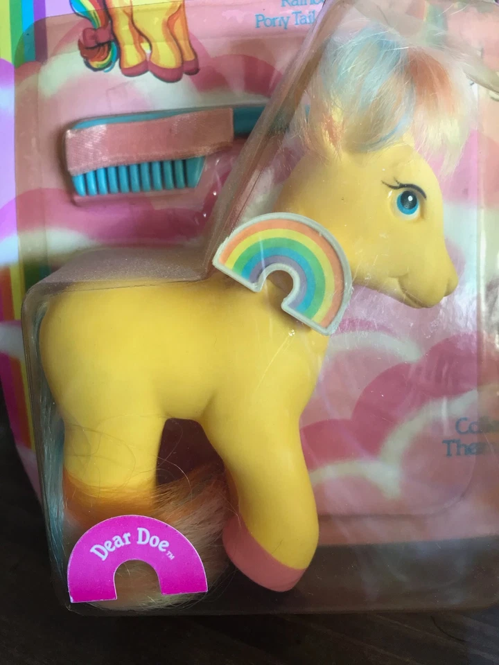 VINTAGE Remco DEAR DOE Pretty Pets 1984 - MACAO, Yellow Deer, Raro, Sin usar, en caja, sin usar, en paquete Foto 3 de 4