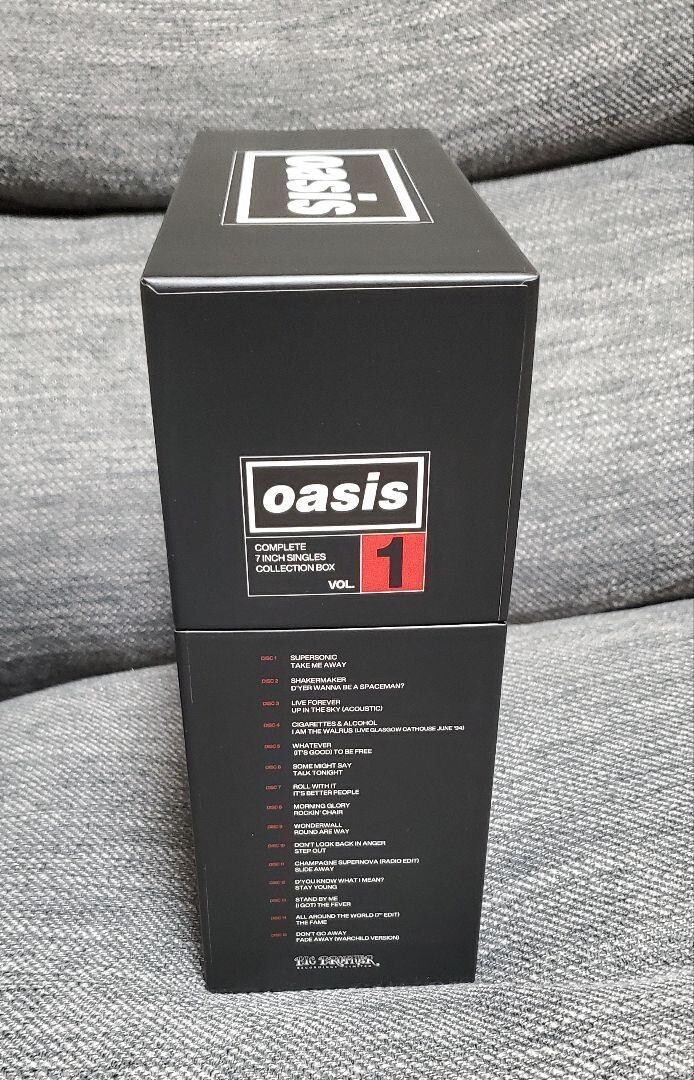 Oasis コンプリートコレクション 7”ep vol 1セット OASIS Complete 7 inch Single Collection BOX Vol. 1 and Vol.2