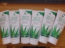 8 Forever Living Bright Toothgel With Aloe Vera NO Fluoride 4.6oz Exp 01/2028