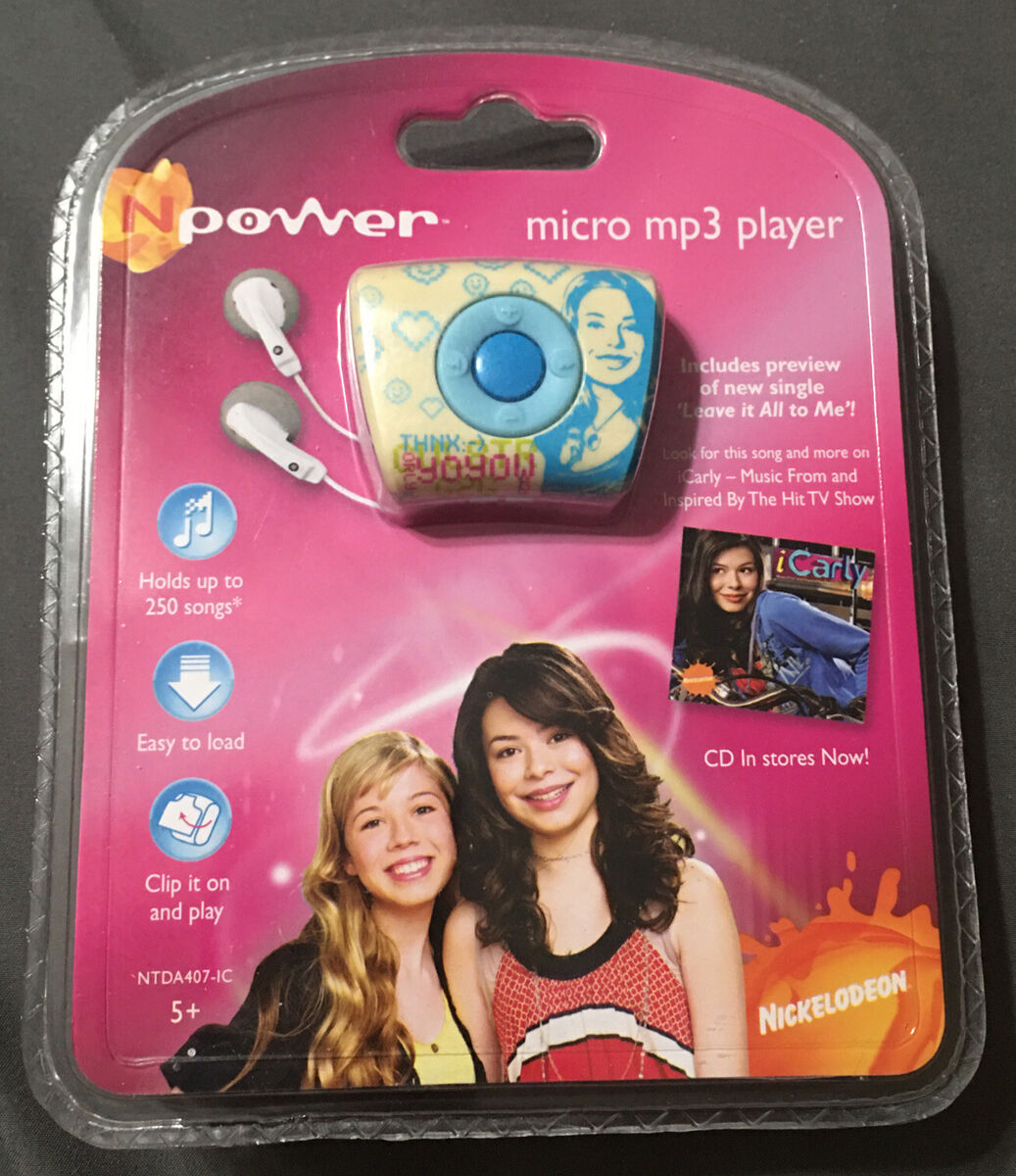 Npower Micro Mp3 Player icarly 1gb Clip-n-go Usb ( New Npower Micro Mp3 Player icarly 1gb Clip-n-go Usb ( New